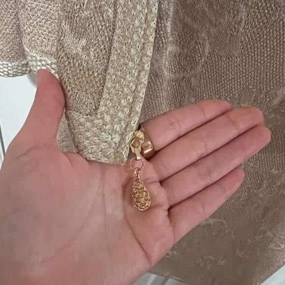 NWT ST JOHN EVENING DRESS AND SWEATER GOLDEN - Picture 3 of 5